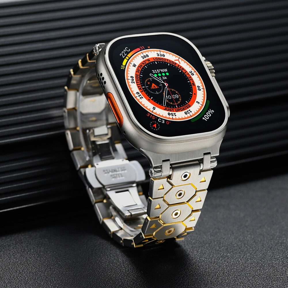 Sleek Titanium Apple Strap