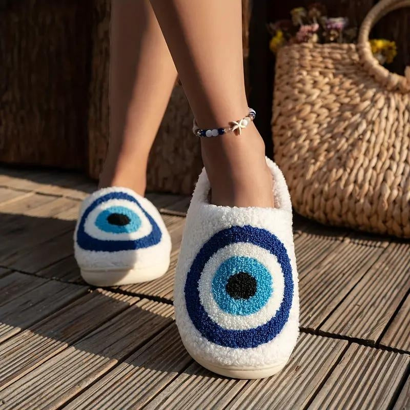 Evil Eye Cozy Slippers