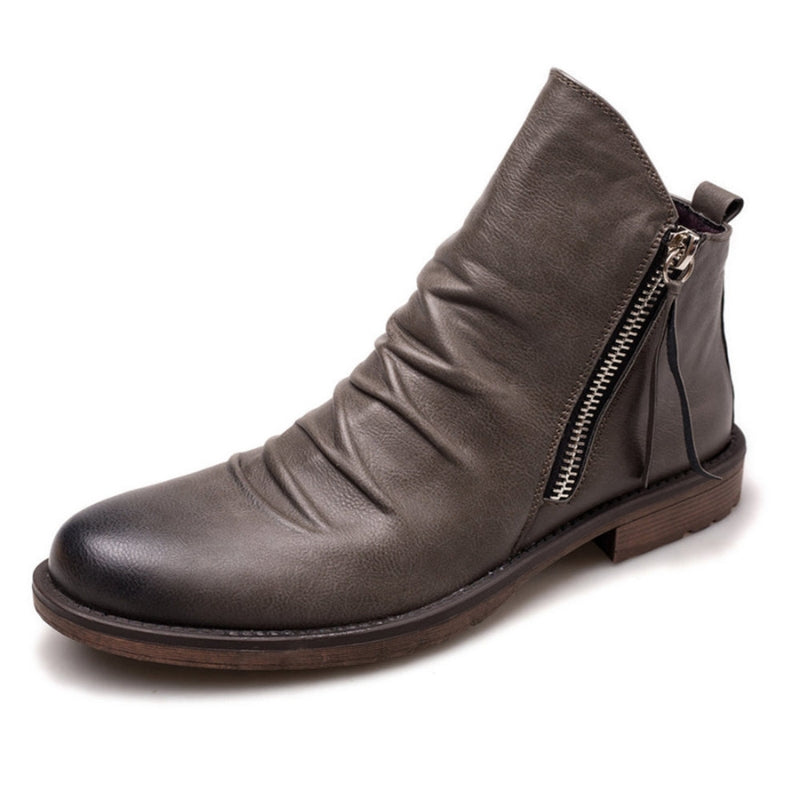 Malano Genuine Leather Chelsea Boots