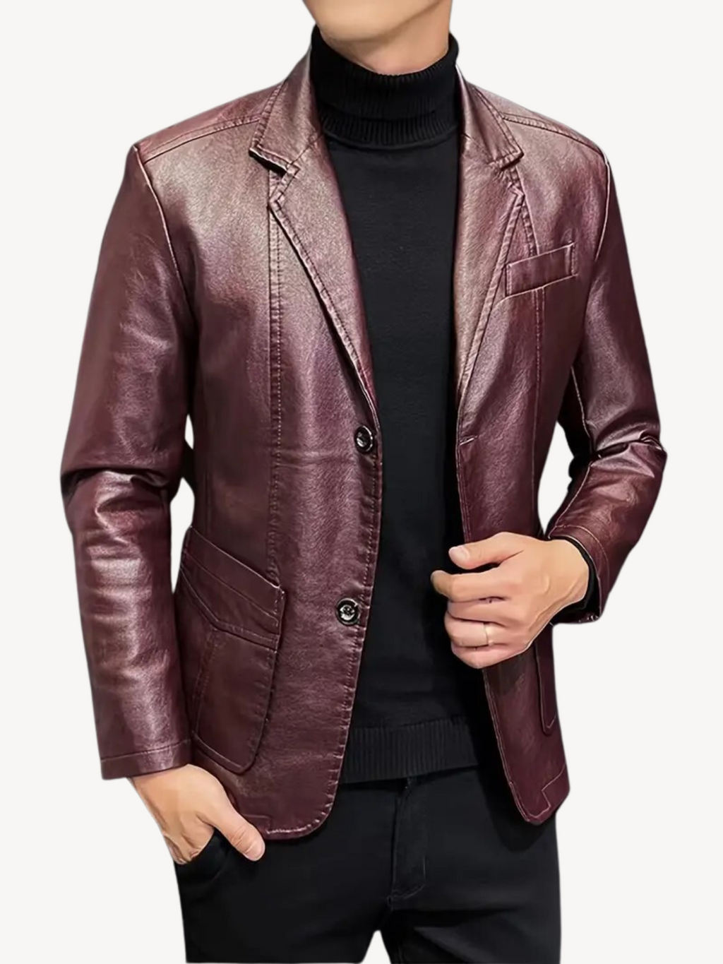 Maximo™ | Premium Synthetic Leather Jacket