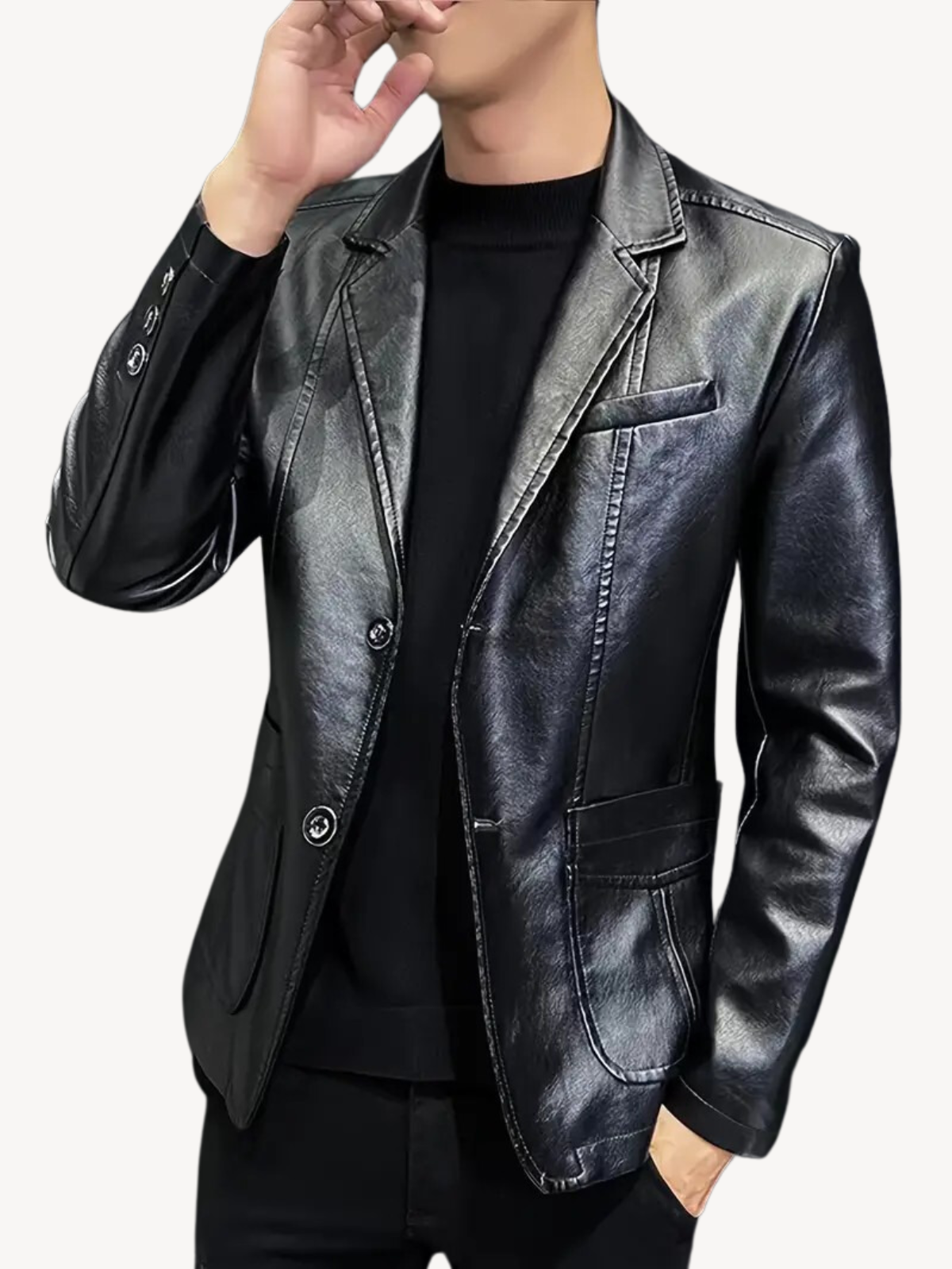 Maximo™ | Premium Synthetic Leather Jacket