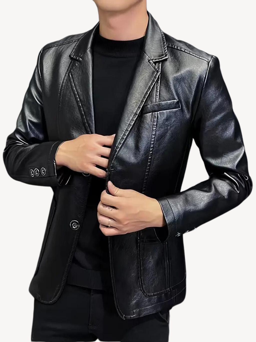 Maximo™ | Premium Synthetic Leather Jacket