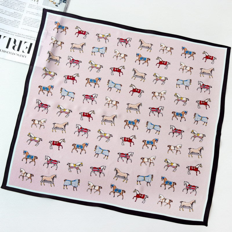 Katie™ | Premium Pink Silk Scarf