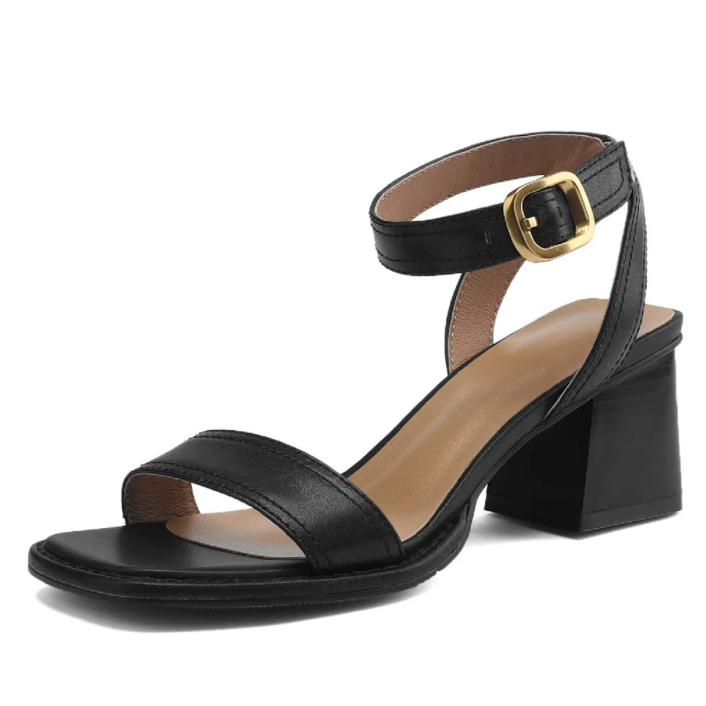 Savona Genuine Leather Heels