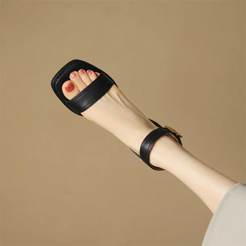 Savona Genuine Leather Heels