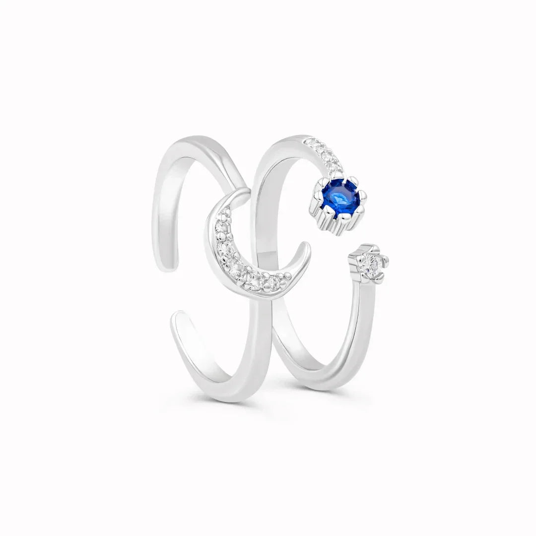 Celeste™ | Moon & Stars Ring