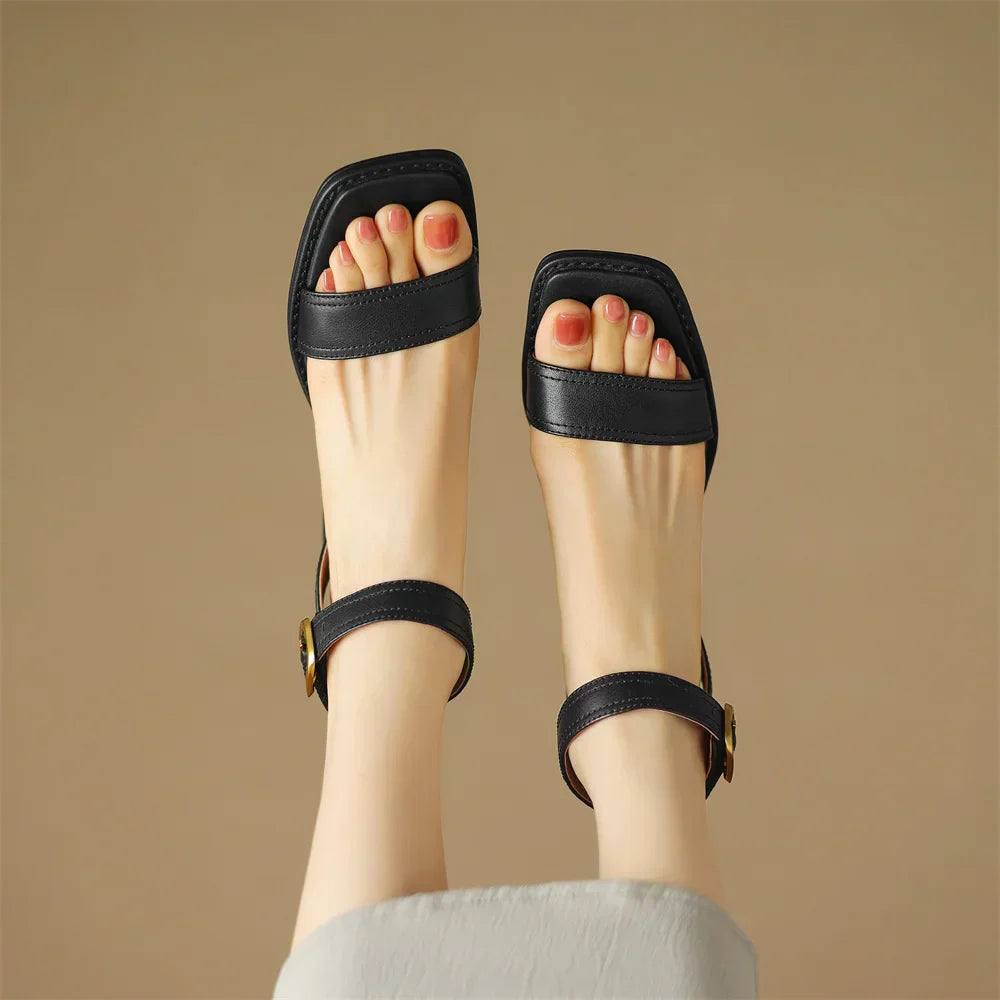 Savona Genuine Leather Heels