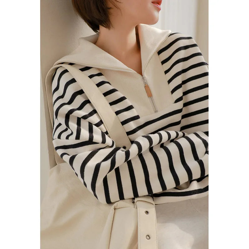 Scottie™ | Elegant Striped Sweater