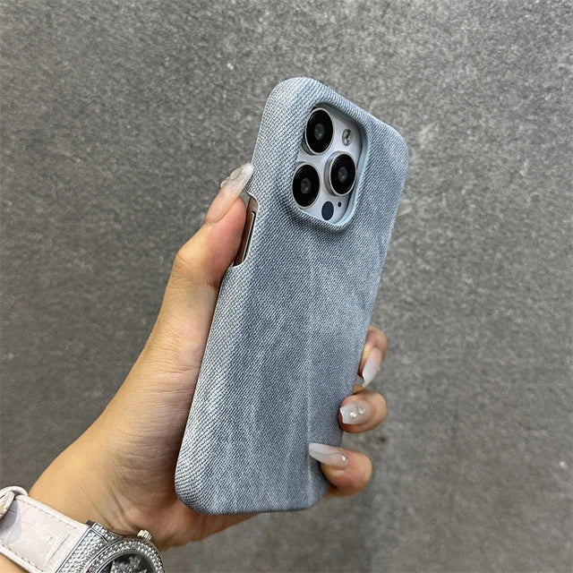 Premium Denim iPhone Case