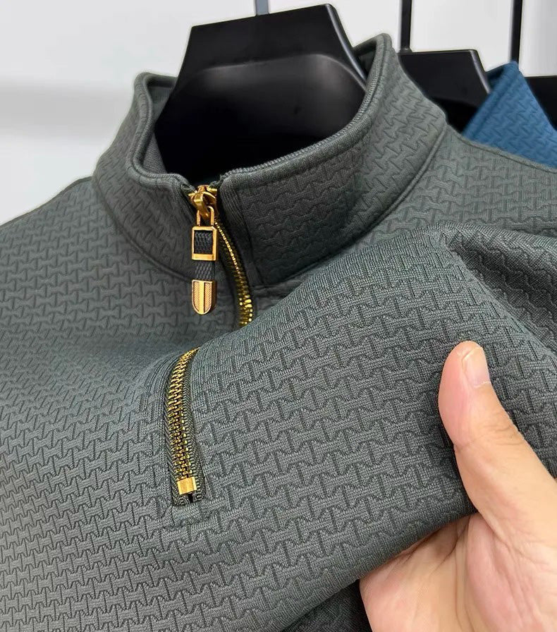 Oliver™ | Golden Zip Sweater