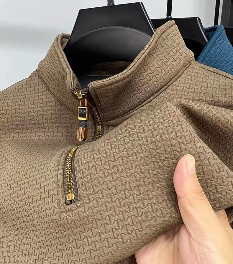 Oliver™ | Golden Zip Sweater