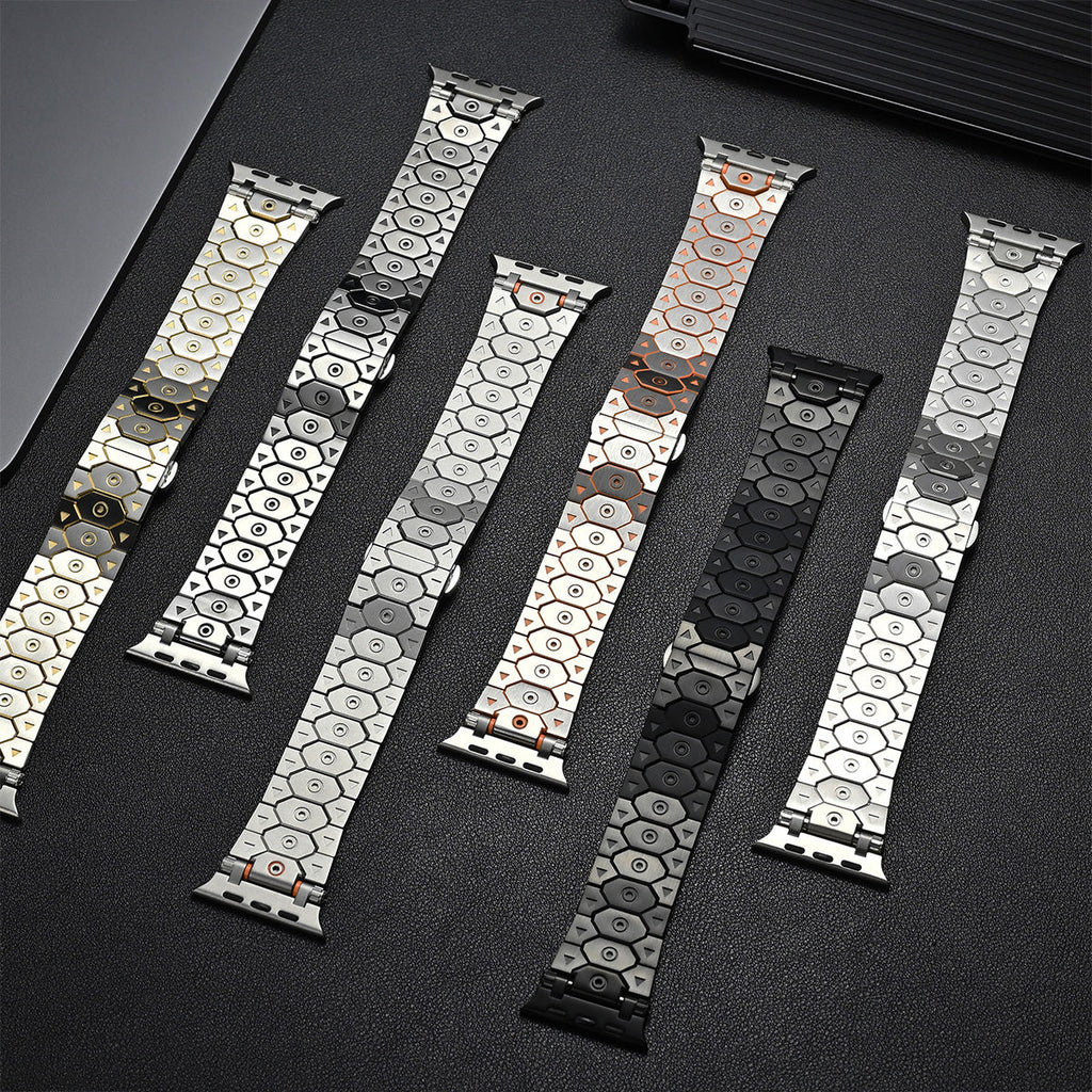 Sleek Titanium Apple Strap