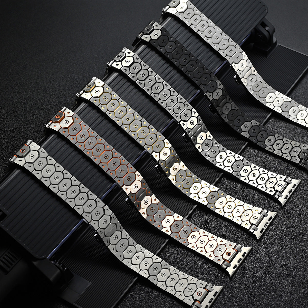 Sleek Titanium Apple Strap