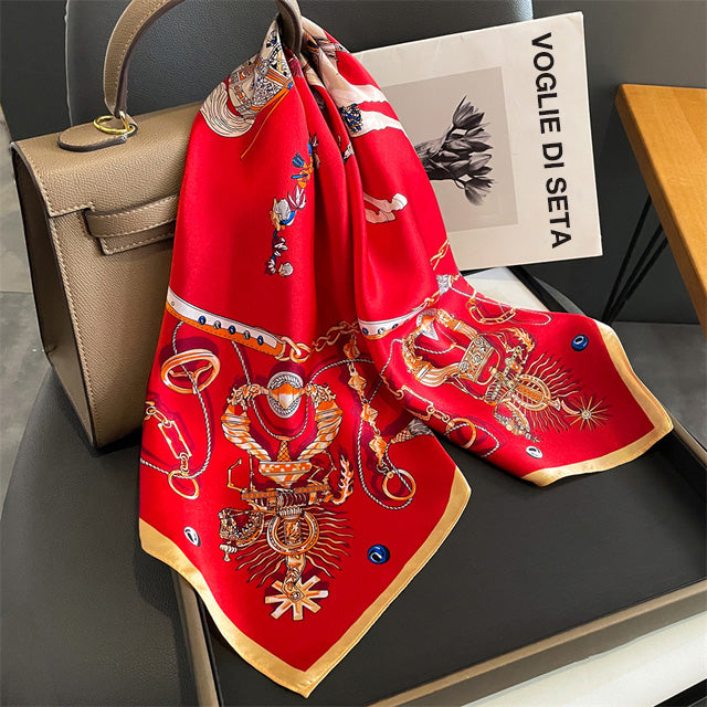 Sylvia™ | Elegant Silk Foulard